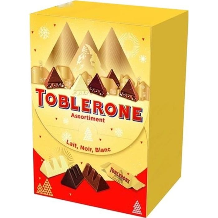 Toblerone Assortiment Mix Chocolat Lait Noir Blanc 400g - Cdiscount Au  quotidien