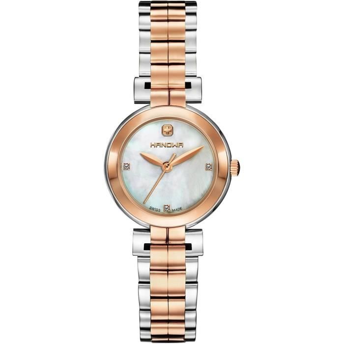 Montre Bracelet Femme Chandler #4277 - Rhodié - Mouvement Quartz Suisse - Neuve Avec étiquettes
