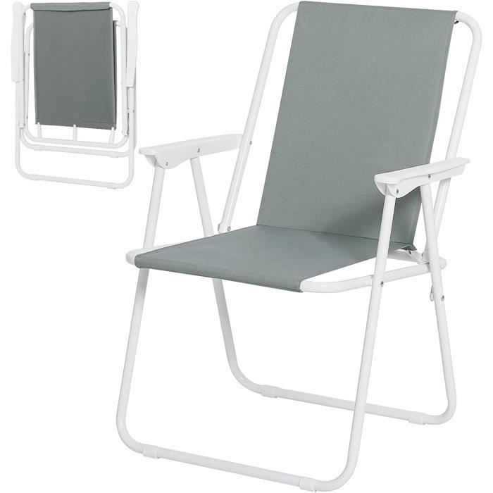 Chaise Pliante WOLTU - Camping, Pêche, Extérieur Légère Et Stable