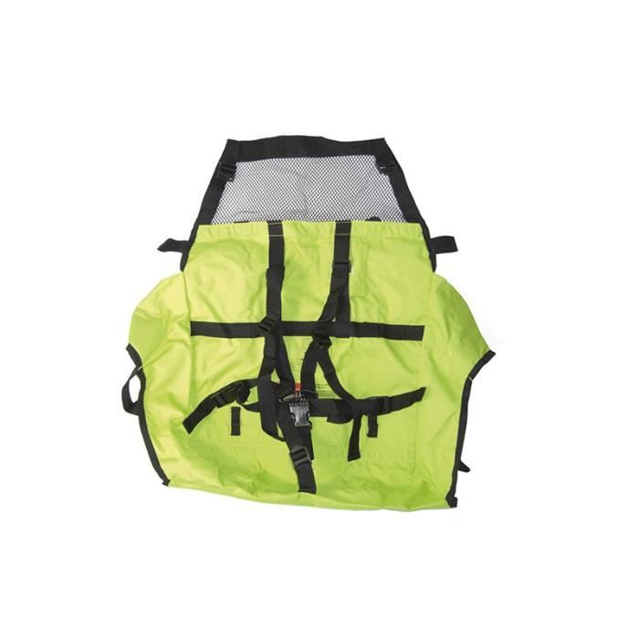 Revêtement intérieur pour remorque enfant XLC mono² vert lime - XLC - Jaune fluo/Noir