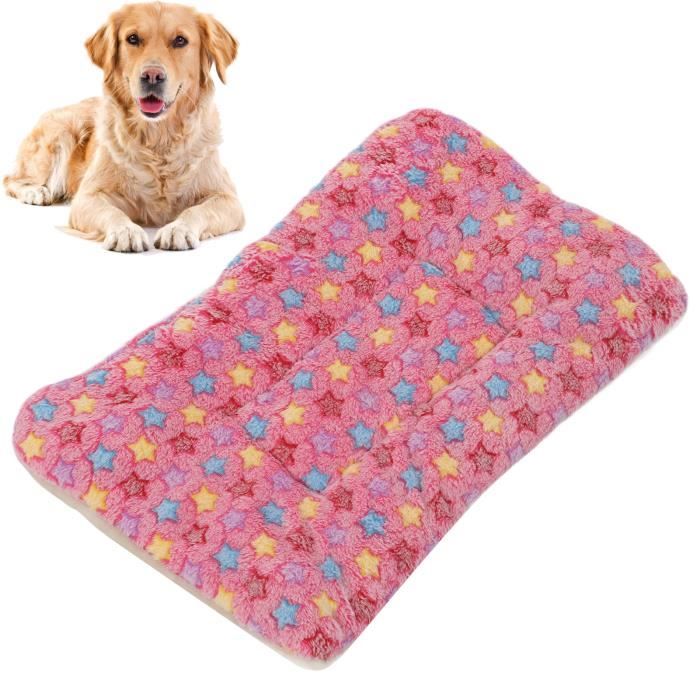 Meilleurs prix pour Couverture pour chien en flanelle, coussin de couverture pour animaux de compagnie doux et chaud, adapté aux grands