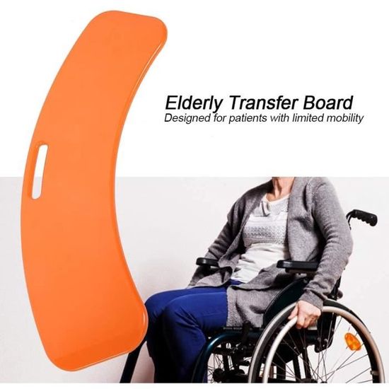 ZERODIS Planche de transfert pour personnes âgées Transfer Board, Thickened  Slide Transfer Board with Handles, manutention elingue - Cdiscount Bricolage