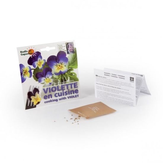 Violette comestible à semer pour cuisiner avec les fleurs 0,000000 Graines  En Sachet - Cdiscount Jardin