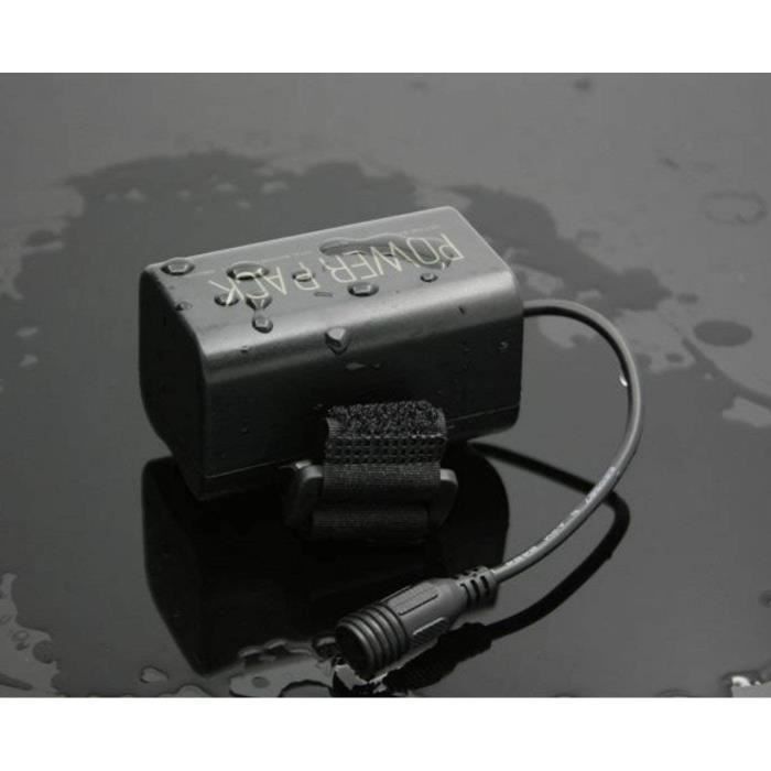 Batterie de rechange pour lampe velo waterproof batterie eclairage velo 8.4V8800mAh etanche batterie lampe vtt Pile pack utili 308 Cdiscount Sport