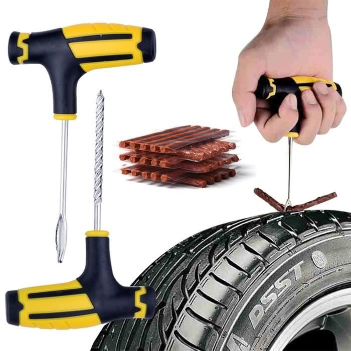 OPI02048-KIT REPARATION PNEU,Kit d'outils de réparation de pneus de voiture  avec bandes en caoutchouc, ensemble de bouchons de clo - Cdiscount Auto
