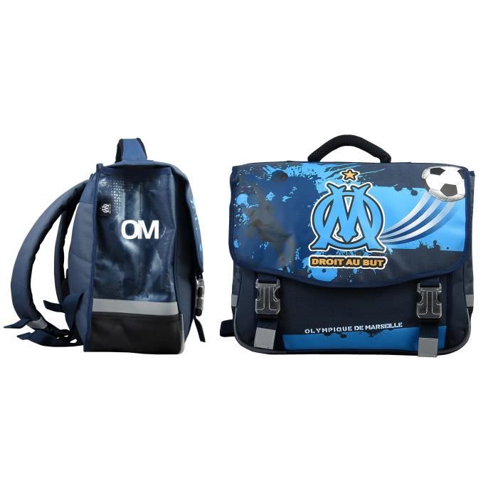 Cartable OM Collection officielle Olympique de Marseille Bleu
