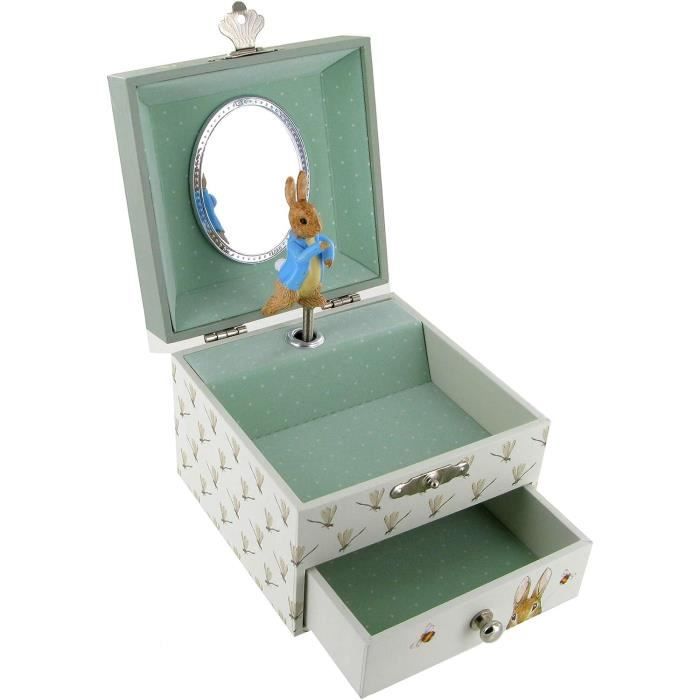 Boîte à musique / boîte à bijoux musicale Trousselier avec le petit prince  et le renard tournants - Référence de cette boîte à musique / boîte à  bijoux musicale Le petit prince: 20-232-BERCEUSE.