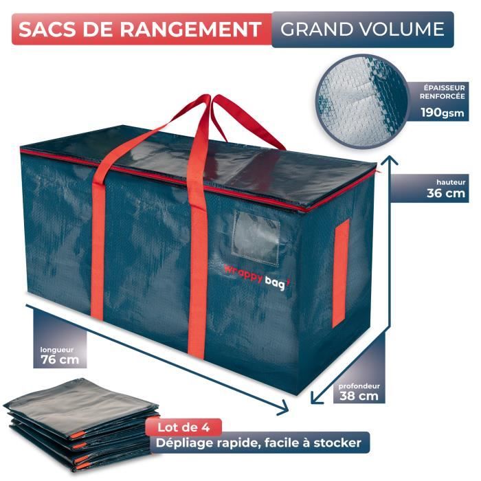 1 Sac De Rangement De Grande Capacité/sac De Déménagement/sac D'emballage, Mode en ligne
