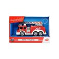 Camion de Pompier miniature - DICKIE - Fire Truck - Roues libres - Lance à incendie - Son et lumière-2