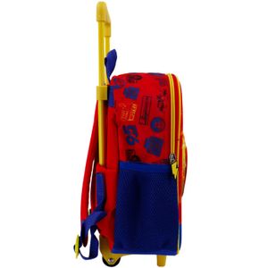 Sac à Dos Cars 3 à Roulettes Pour Garçon - 31 Cm Rouge - Design 3D Avec Bretelles Rembourrées