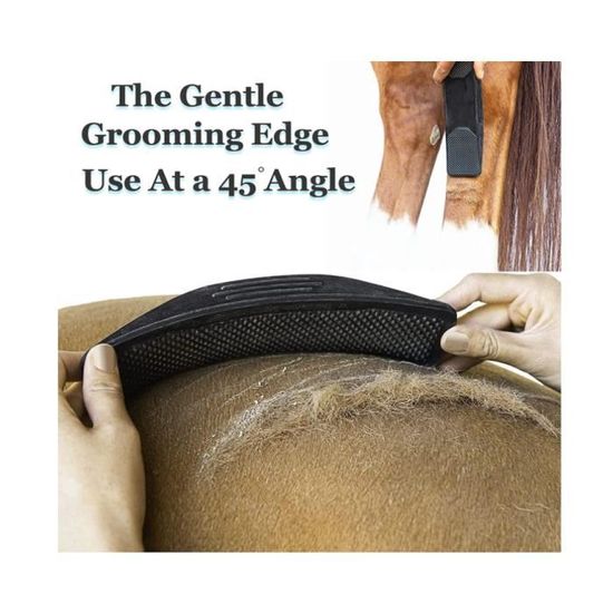 Brosse 6-en-1 En Silicone Pour Chevaux Et Grands Animaux - Démêlage, Massage Et Toilettage Facile