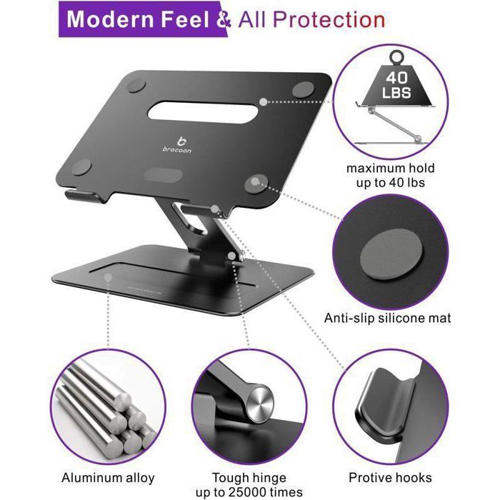 Support Ordinateur Portable Laptop Stand brocoon Support PC Tablette ...