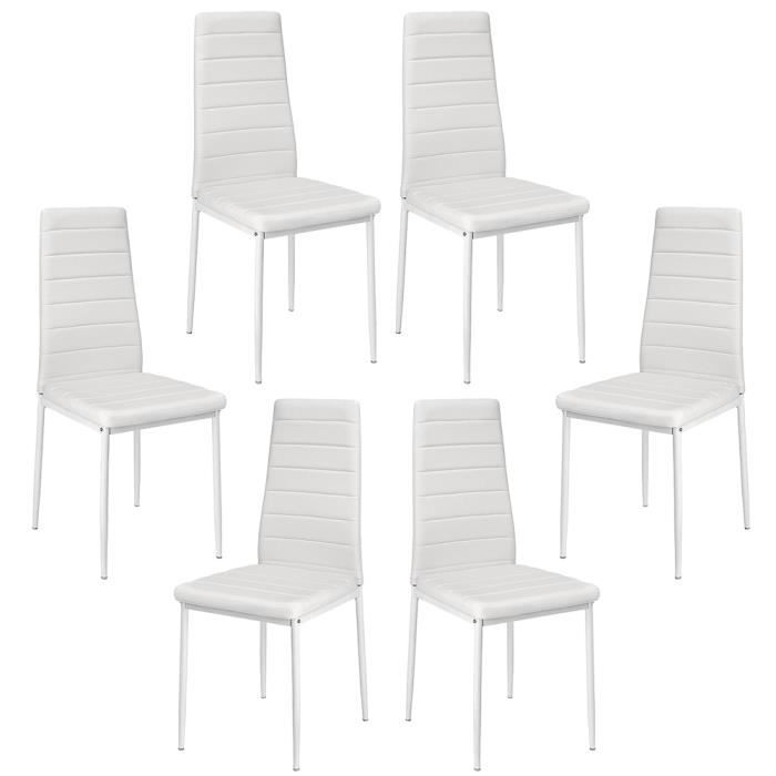 Trend24 - Chaises de Chaises de salle à manger lot de 6 - Chaises de salle  à manger 