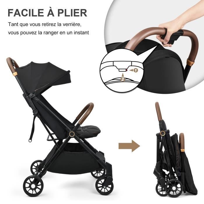 Poussette pliable facile deals