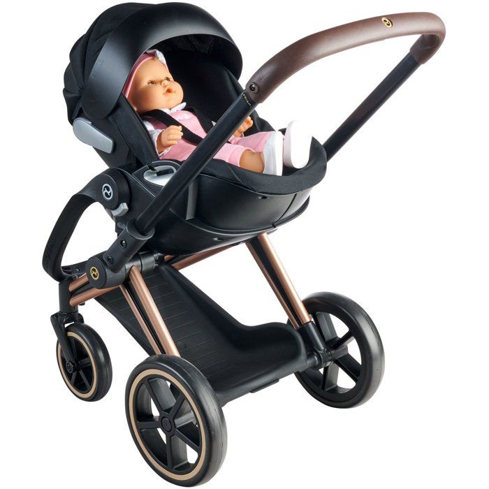 Corolle Porte-Poupon Fleuri – Pour Poupon 36 Et 42 Cm – Poignée 3 Positions – Berceau Ou Assise – Dès 3 Ans – Fabrication Française