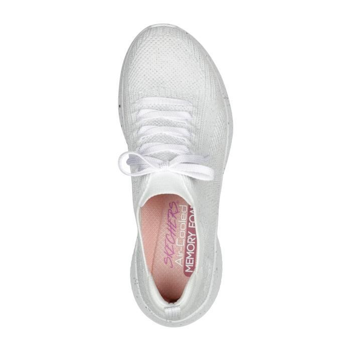 Basket skechers argent sales
