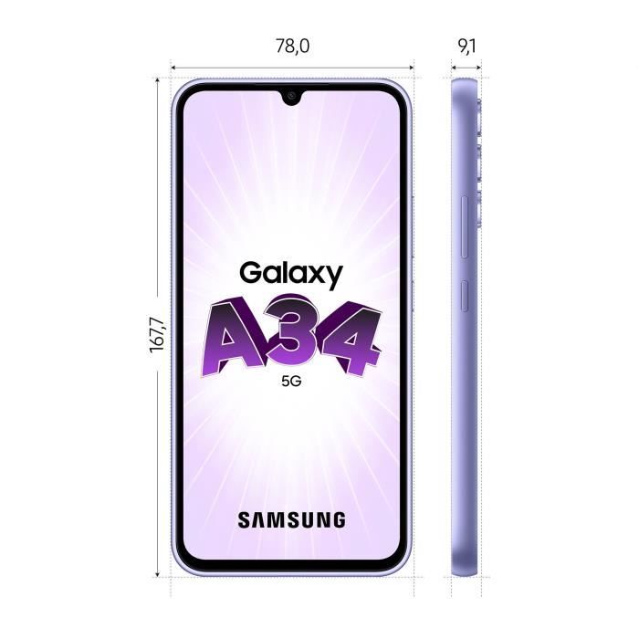 Samsung Galaxy A34 5G 128 Go