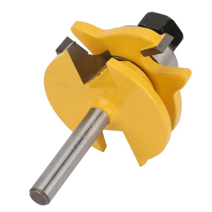Fraise Multi-dents Pour Toupie Sur Bois - Lame Carbure 8mm - Coupe Propre Sans éclats (modèle 8x41mm)