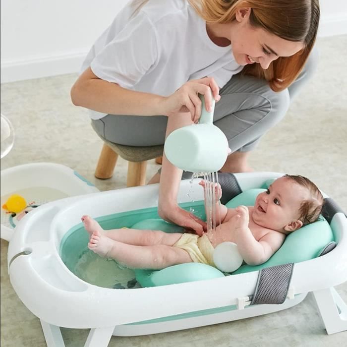 Gusengo Siège De Baignoire Pour Bébé - Chaise De Bain Pliable Antidérapante Pour Bébé, Chaise De