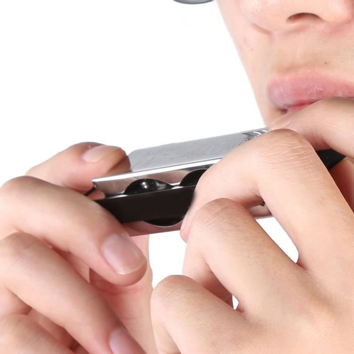 Peigne D'harmonica à 10 Trous SP20 En Aluminium Et Alliage D'aluminium Blues Pour Instruments De Musique Pour Adultes Débutants