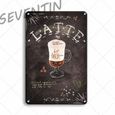 Affiche de Cocktail en métal, Plaque de cuisine Vintage, décoration murale de café, Plaque rétro de Rest 10782 20x30 cm -XUNI12831-3