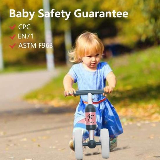 Sports Vacances Velo Bebe Sans Pedale Draisiennes Baby Walker 18 A 36 Mois Hdpe Tpr Cyclisme Velos