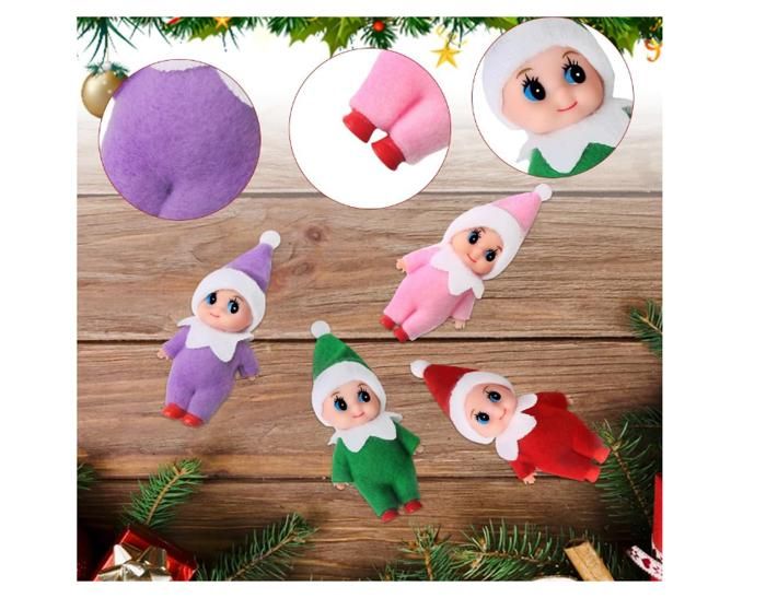 Kit Lutins Farceurs De Noël - 14 Pièces Avec Mini Sapin, Tente Et Accessoires Lumineux - Déco De Fenêtre Et Table Pour Ambiance Féerique