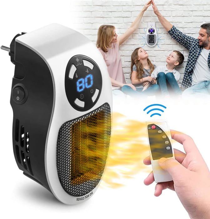 SZLIFE Petit Radiateur électrique Mural 1500 W, Portable, à
