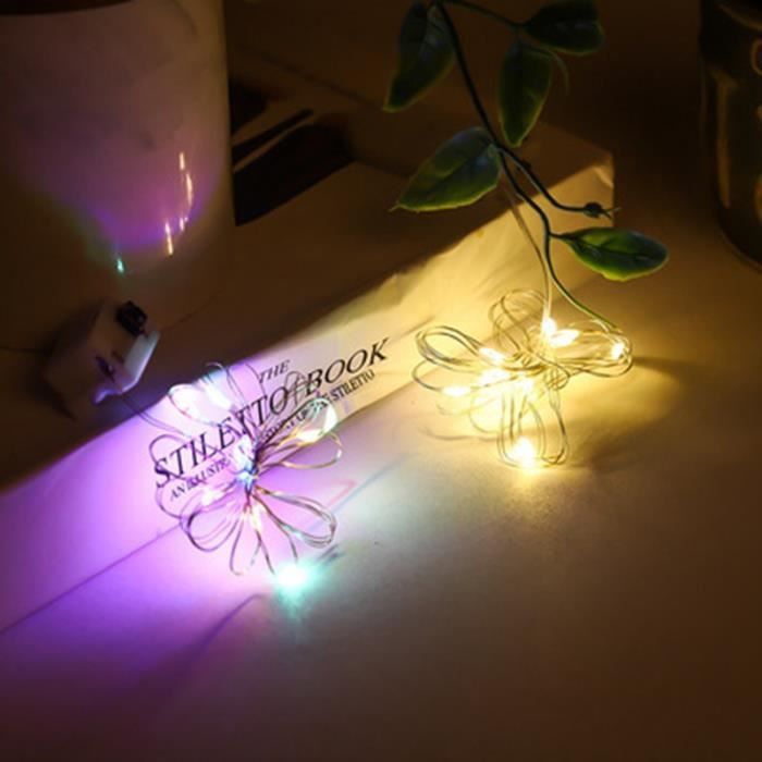 Guirlande Lumineuse Bonhomme de Neige, 20 Pièces LED 2M Batterie Guirlande  Lumineuse de Noël Fil de Cuivre Guirlande Lumineuse pour DIY Fenêtre Hiver