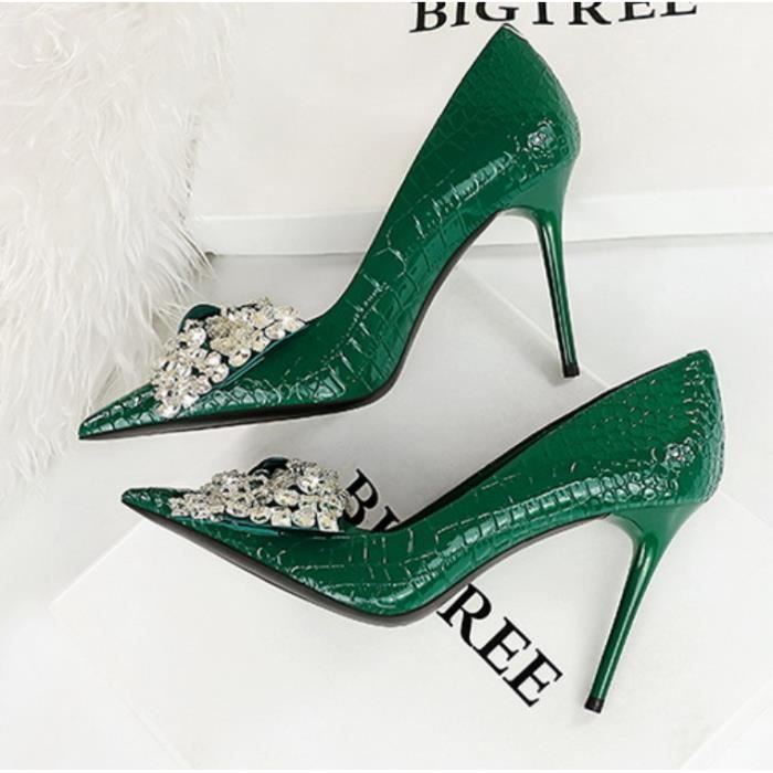 Escarpins vert deals