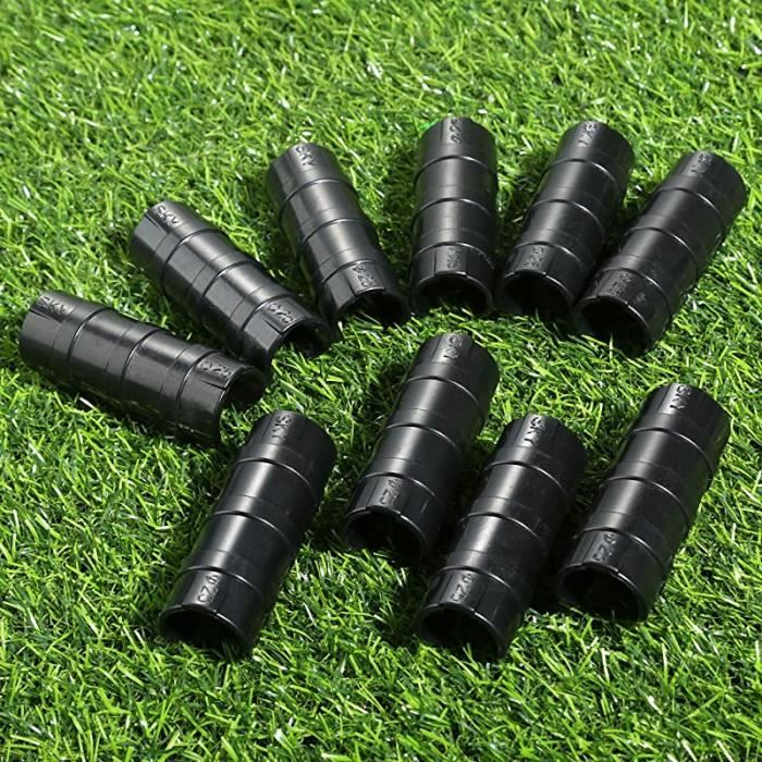 YUANGANG Lot De 20 Colliers De Serrage Résistants à La Rouille Pour Serre - Film Jardin 32 Mm - Noir