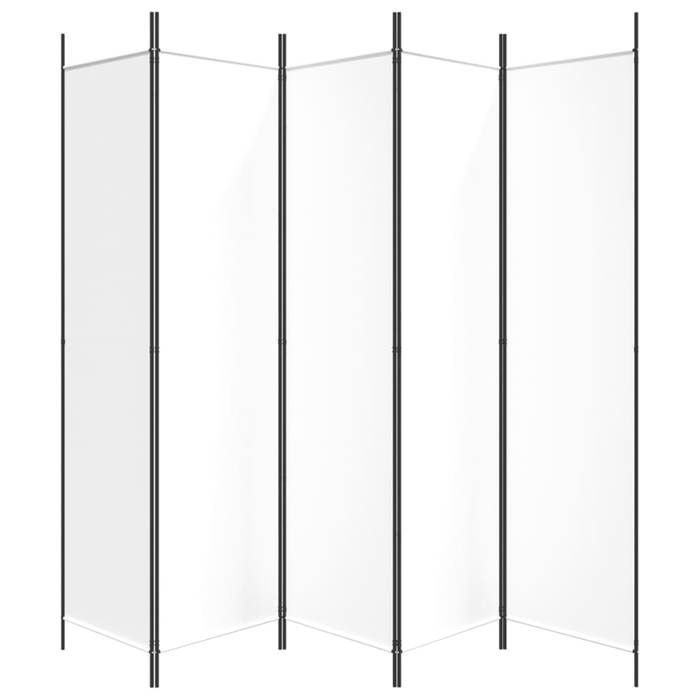 HEALANCY Paravent Interieur - 5 Panneaux Unilatéral - QUALITÉ Premium 100% Bois - Cloison d'appartement - Séparateur de pièce - Décoration Moderne Style paravent Espagnol - Contreplaqué Artistique