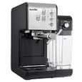 Breville Prima Latte II machine à café espresso, latte et cappuccino | pompe professionnelle 19 bars et mousseur à lait | argent-0