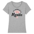 Tee Shirt EVJF "Les copines de la mariée" - Pour Femme - Coton 100% bio - Confectionné en France-0