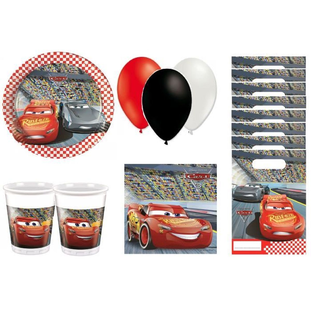 Disney Cars Kit Anniversaire 8 Personnes Achat Vente Dinette Cuisine Cdiscount