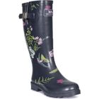 Bottes - Trespass - Elena - Femme - Noir - Imperméable - Caoutchouc