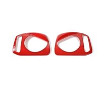 Rouge - Capots de lampe pour Suzuki Jimny 2007-2017, ABS, Couvercle de phare avant, Autocollants, Ornement, M