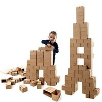 Gigi - De gros blocs de construction – jeu de construction créatif avec 96 blocs de taille XL - un cadeau merveilleux pour garçons