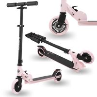 HyperMotion Trottinette pour enfants de 3 à 8 ans, trottinette à deux roues Willy, guidon pliable et réglable en hauteur