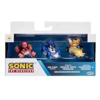 Jakks Pacific - Pack De 3 Mini Véhicules Sonic   