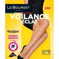 Le Bourget - Collant Voilance Eclat – Coloris : Vison - Transparent 20D