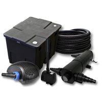 Kit de filtration de bassin - SUNSUN - 12000l - Filtre biologique et stérilisateur performant