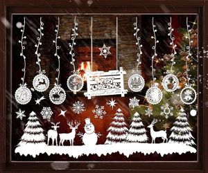 5 Autocollants De Noël PVC - Empreintes De Pas Du Père Noël Pour Décorer Sol Et Mur