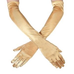 Femmes Confort Protection Soleil Opéra De Mariée Fantaisie Mariage Court Gants Beige