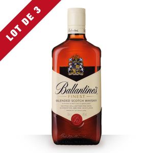 WHISKY BOURBON SCOTCH Lot de 3 - Whisky Ballantine's Finest 70cl