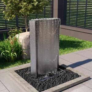 CASCADE - FONTAINE  FDIT Fontaine de jardin Argenté 60,2x37x122,1 cm A