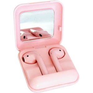 CASQUE - ÉCOUTEURS OREILLETTES STEREO BLUETOOTH ROSE - INOVALLEY - CO
