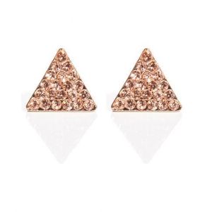 Boucles mini triangle strass rose pâle Couleur … - Achat ...
