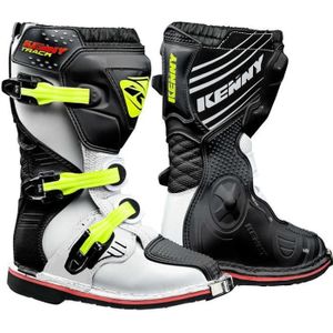 CHAUSSURE - BOTTE Bottes moto cross enfant Kenny track - blanc/jaune - 35