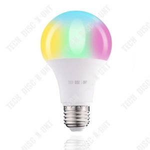 AMPOULE INTELLIGENTE TD® LED couleur changeante télécommande bluetooth ampoule lumière colorée RGB ampoule couleur lumière plastique aluminium paquet
